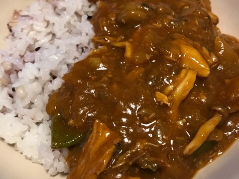 簡単サバ味噌カレー